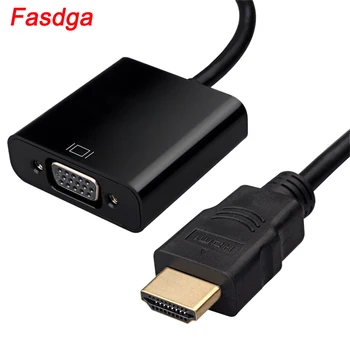 

Update Version 1080P HDMI to VGA Converter HDMI2VGA Adapter Cable for PC Tablet Notebook Desktop to HDTV Monitor Projector