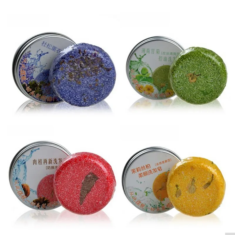 Organic Natural plants Handmade Hair Shampoo Soap Bar Cinnamon Shampoo