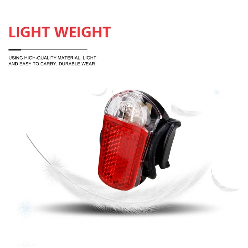

120 Lumens Cycling Safety Warning Taillight StVZO Bike Rear Lamp Bike Accessories CR2032 Battery