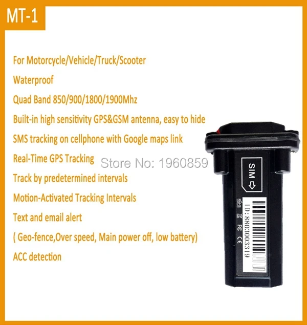 Waterproof gps MT-1 details1