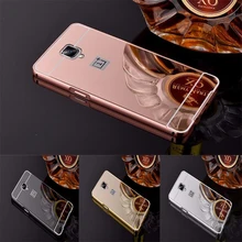 Роскошные зеркальные чехлы из розового золота для oneplus 3, алюминиевая металлическая рамка, задняя крышка для oneplus three One Plus 3t