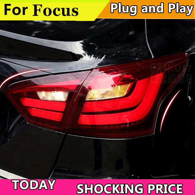 Doxa автомобильный Стайлинг 2012 2013 2014 задние фонари для Ford focus 3 светодиодные Focus