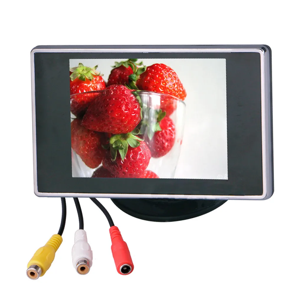 

Car Auto 3.5" 2 Way AV Input TV Display TFT LCD Color Video Display Screen Monitor for Backup Rearview Camera