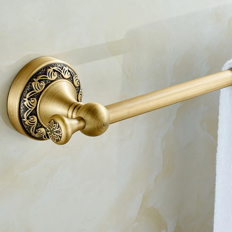 Towel Bars Luxury Bathroom All Copper Single Towel Bar Holder Wall