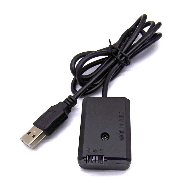 

External Power Bank Supply USB Adapter DC Coupler for Sony Camera NEX F3 5 7 SLT-A33 A55 SLT-A35 A7 A6000 A3000 A6300 A5000 RX10