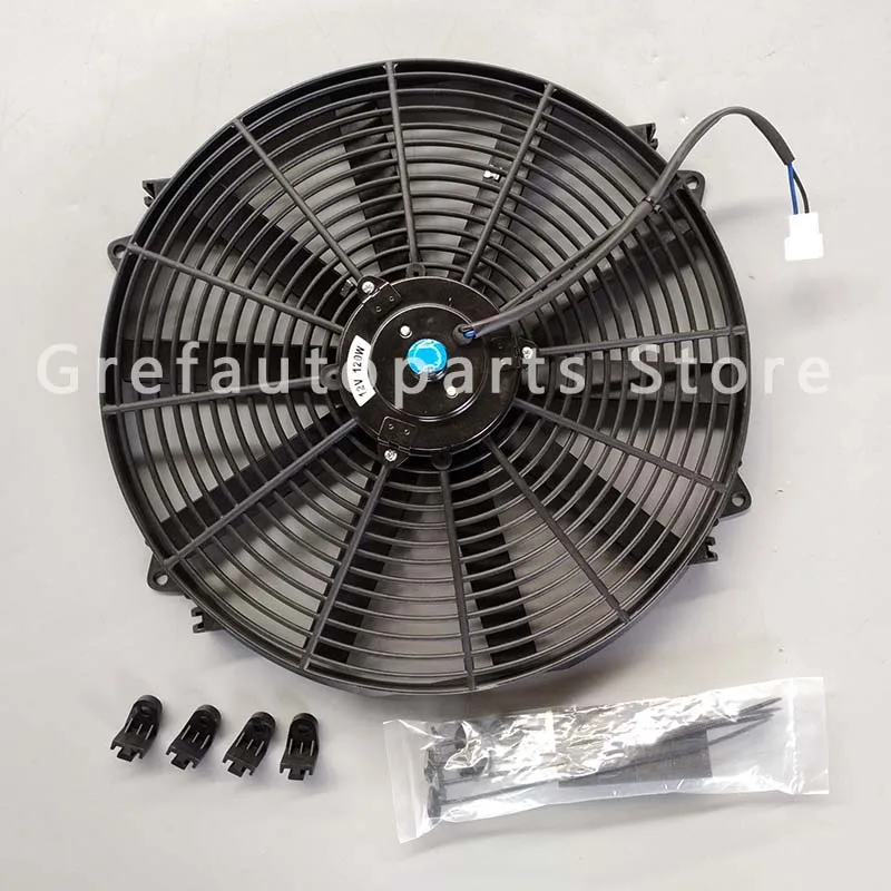 Hot Selling 16" 12V 120w Universal Electric Radiator/intercooler racing