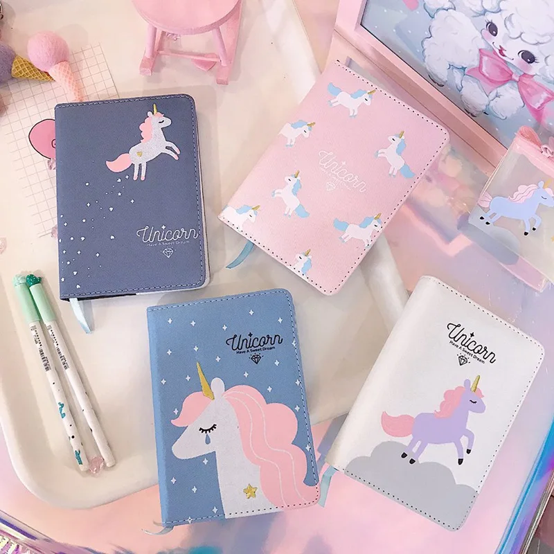 

Lovely Creative Notebook Beautiful Diary Note Book, Colored Inner Pages School Students Writring Pad