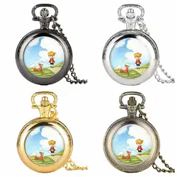 Ретро Мужские цепочки и ожерелья карманные часы мультфильм женские карманные часы с узором для мальчика часы «арабский номер»