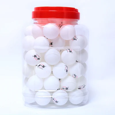 2017 لا الكلمات اليانصيب الكرة تنس طاولة تنس طاولة اليانصيب حزمة القمار لعبة الترفيه رذاذ الكرة 60 قطعة/الحزمة مع جرة