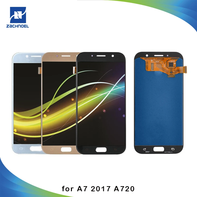 

Super AMOLED Phones Display for Samsung Galaxy A7 2017 A720 A720F A720M LCDs Touch Screen Digitizer Assembly LCD Replacement