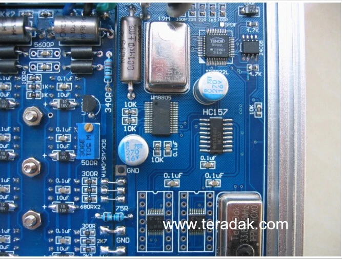 TeraDak V2.7D DAC TDA1543 no DAC 26D 96 k/24bit коаксиальный/оптический вход USB DAC 110V или 230V