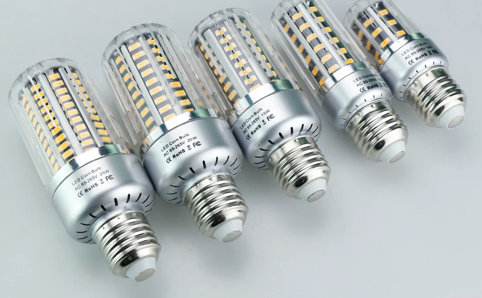 E27 LED Lamp E14 LED Bulb SMD5730 220V Corn Bulb 24 36 48 56 69 72LEDs Chandelier Candle LED Light For Home Decoration (14)