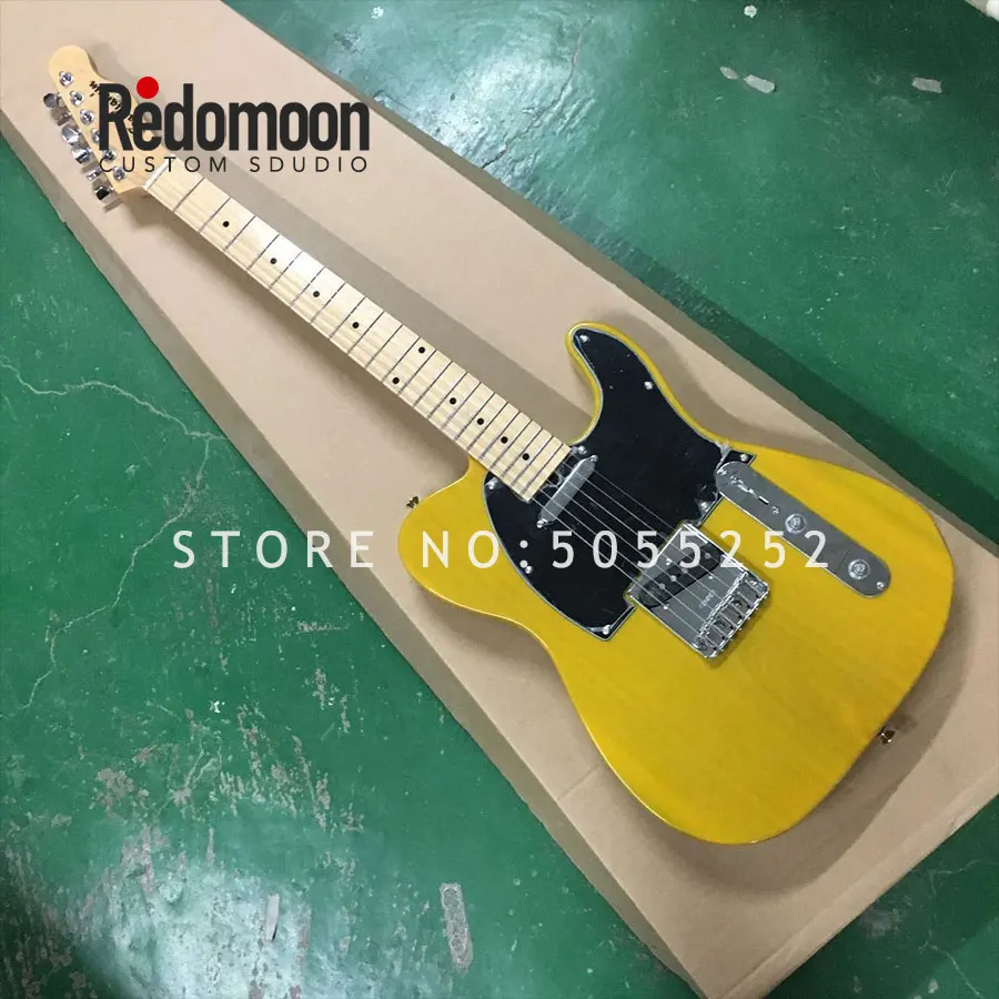 

Factory custom Tele electric guitar with ASH body guitar maple fretboard musical instrument shop