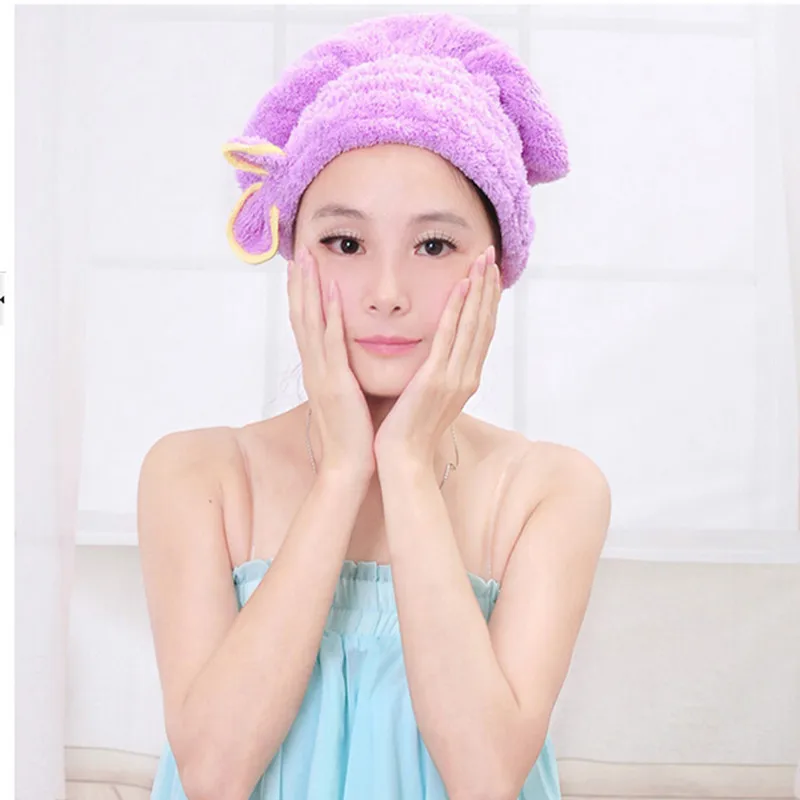 Новые текстильные полезные сухие тюрбан из микрофибры быстрые шляпы полотенца душ для купания кепки