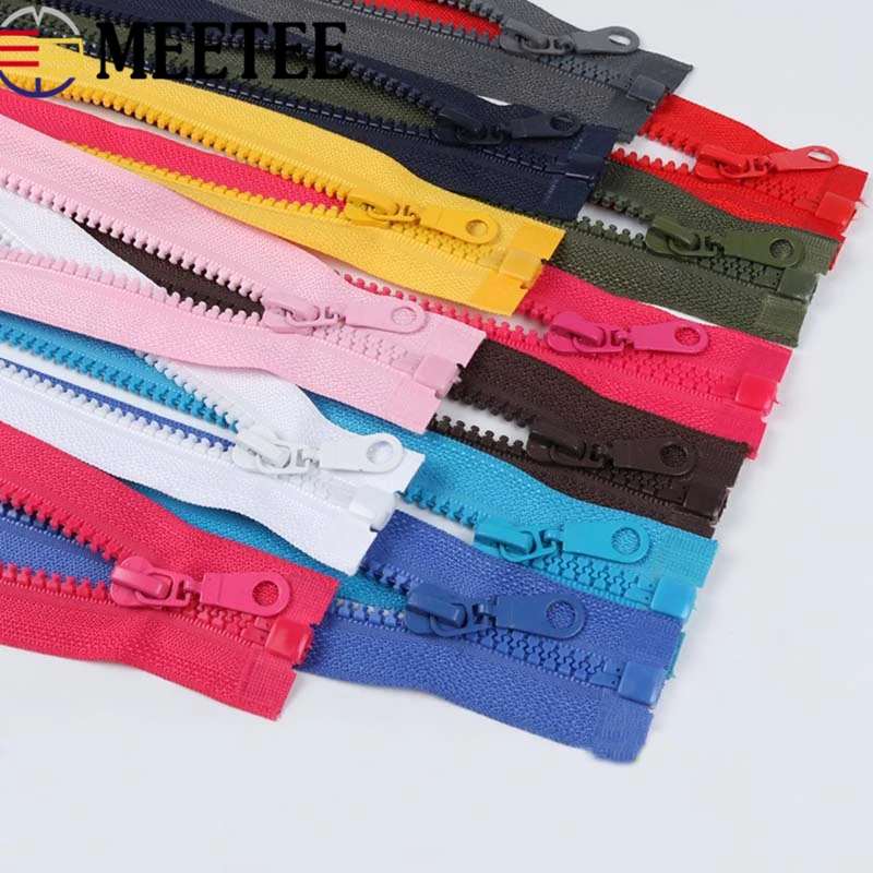 

5pcs 5# Zippers Meetee Open End 70cm Resin Zipper for Sewing Garments Jacket DIY Zippers Craft Tailor Tools A7-3
