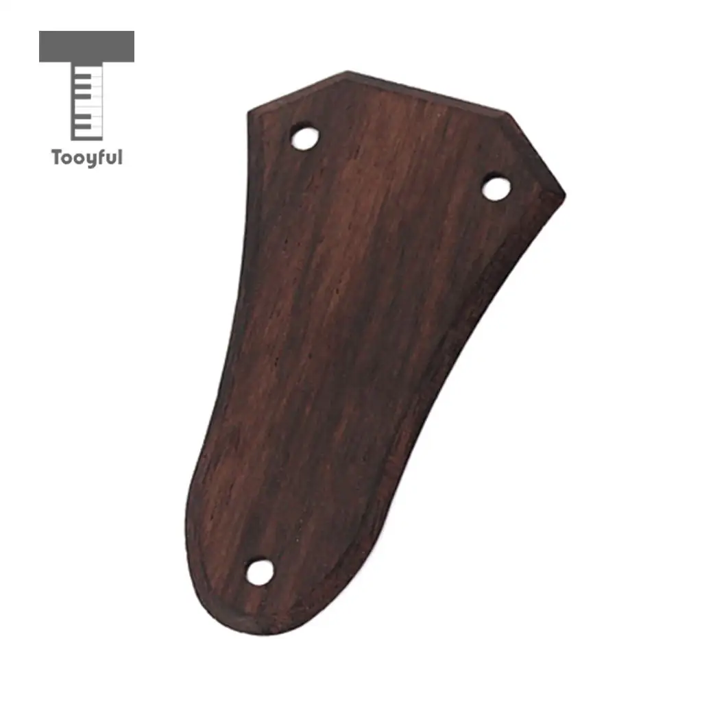 Tooyful Exquisite 2 Pieces Rosewood Guitar 3 Holes Truss Rod Cover for Acoustic Guitar Replacement Parts