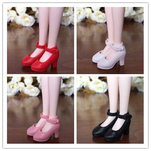 

4 pair/lot 4 color mixed new arrival plastic licca shoes for licca