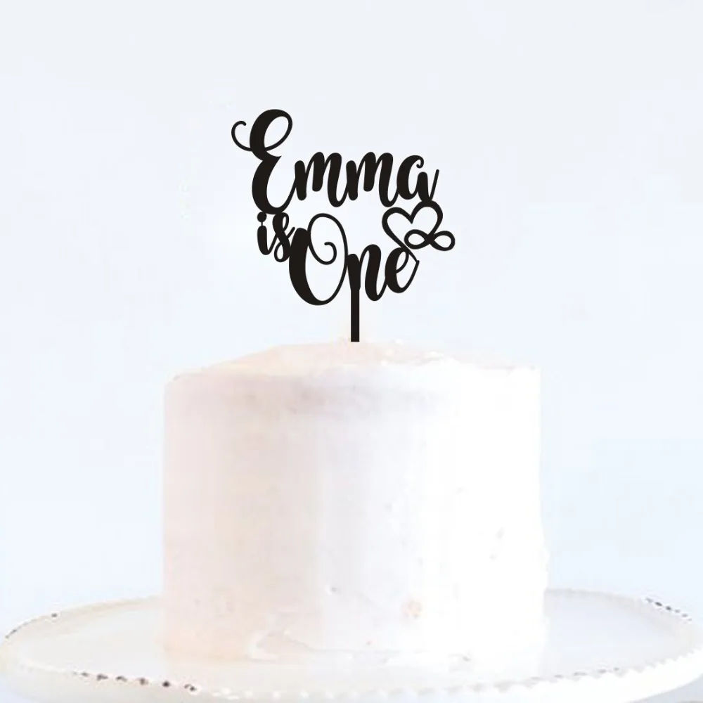 Custom Name Happy Birthday Cake Topper Personalized Gifts Children's Birthday 1st Birthday First Year First Birthday Cake Topper