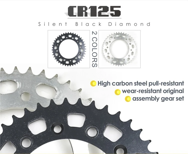 chain and sprocket-CR125 -43T-520 (9)