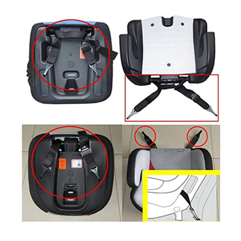 ISOFIX Latch Connector Isofix Connection Seat Belts Latch For Car Baby Seat Safe Child Safety Seats Double-Hooks car child seat connector