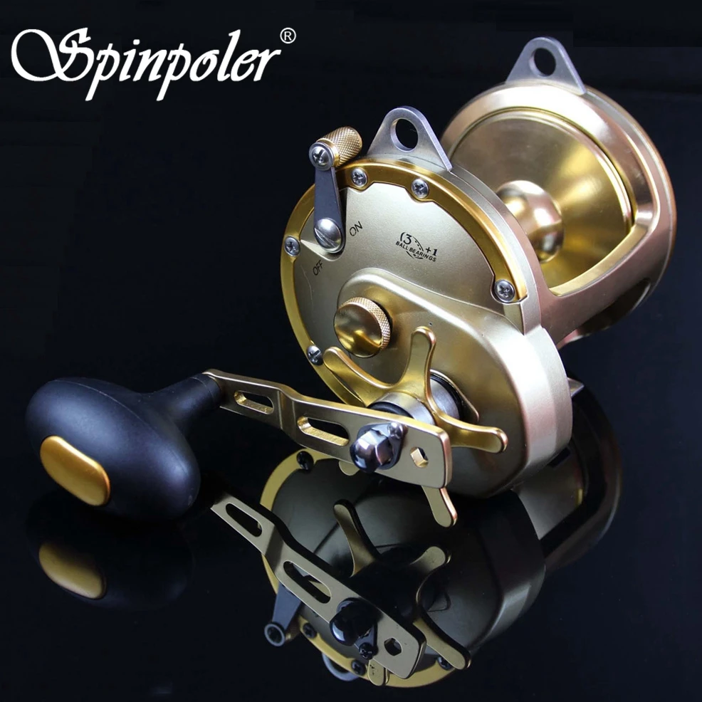 Spinpoler рыболовные снасти 3BB+ 1RB 4,1: 1 Лодка Рыболовная катушка 30 кг сила сопротивления большая игра троллинг джиггинг