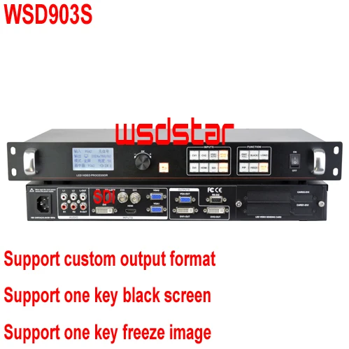 WSD903S дизайн светодиодный видеопроцессор входы: SDI/Аудио/DVI/VGA/HDMI/CVBS поддержка PIP& POP 2304*1152 AliExpress горячие продажи