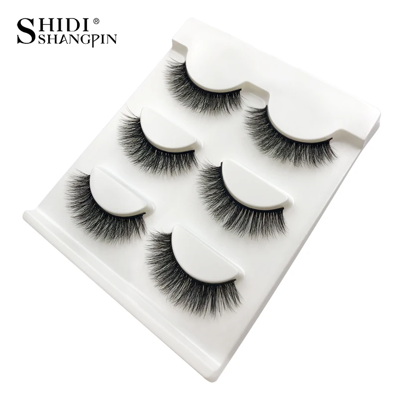 

SHIDISHANGPIN 1 Box Lashes Natural False Eyelashes Eyelash Extension Full Strip Lash Makeup Tool Maquillage Cilios False Lashes