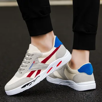 

Breathable Men Sneakers Male Shoes Adult High Quality Comfortable Non-slip Soft Mesh Men canvas Shoes 2019 New running shoes