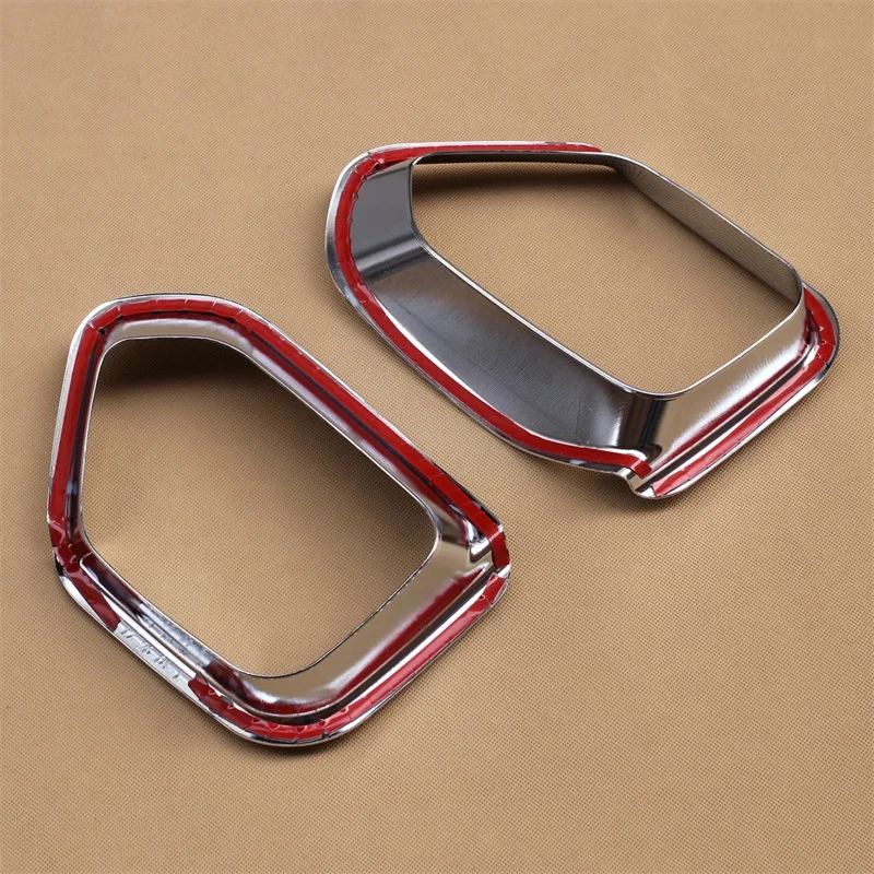 For-New-Subaru-XV-Crosstrek-2018-Glossy-Chrome-Rear-Bumper-Reflector-Fog-Light-Surrounds-Cover (2)