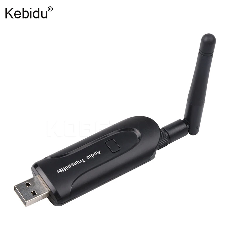 

Kebidu Wireless Bluetooth Transmitter Adapter 3.5mm Blutooth Music Audio Transmitter Adapter No Noise Imported for TV PC