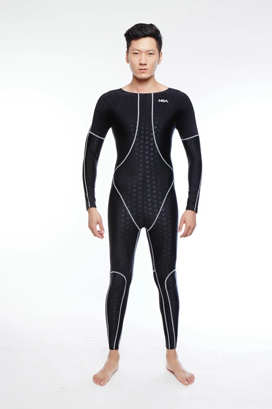 NSA swimwear triathlon wetsuit boys surf suits mens one piece swimwear
