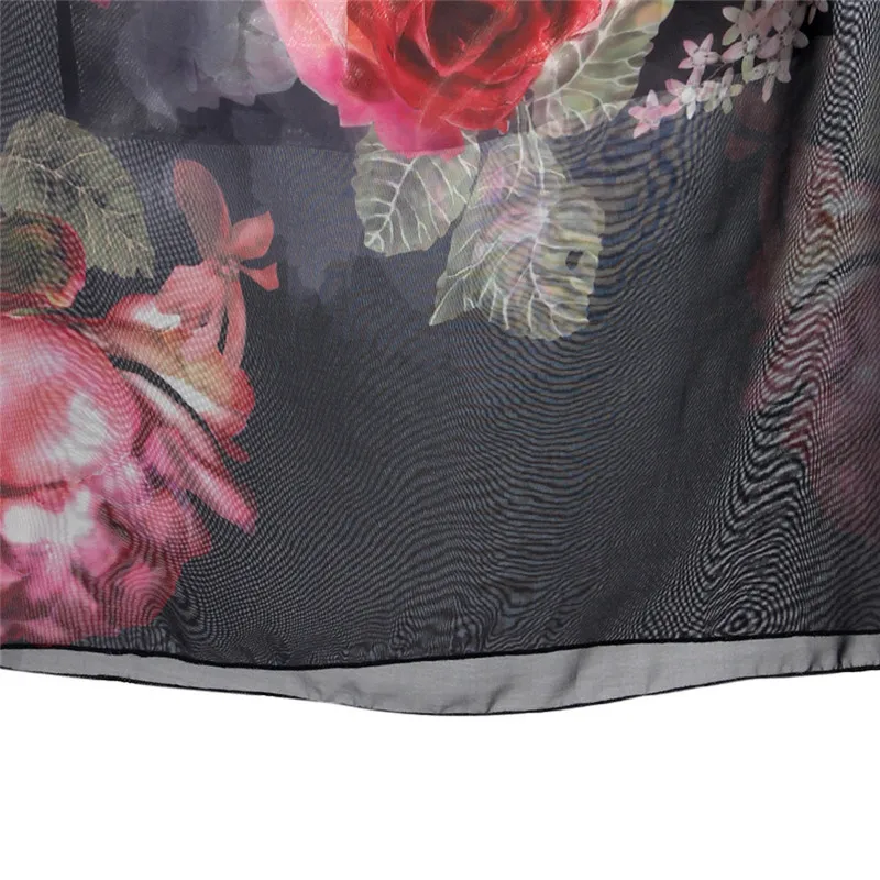 2018-Fashion-Elegant-Summer-Women-Maxi-Dress-Chiffon-Casual-Fit-and-Flare-Floral-Sleeveless-Round-Neck