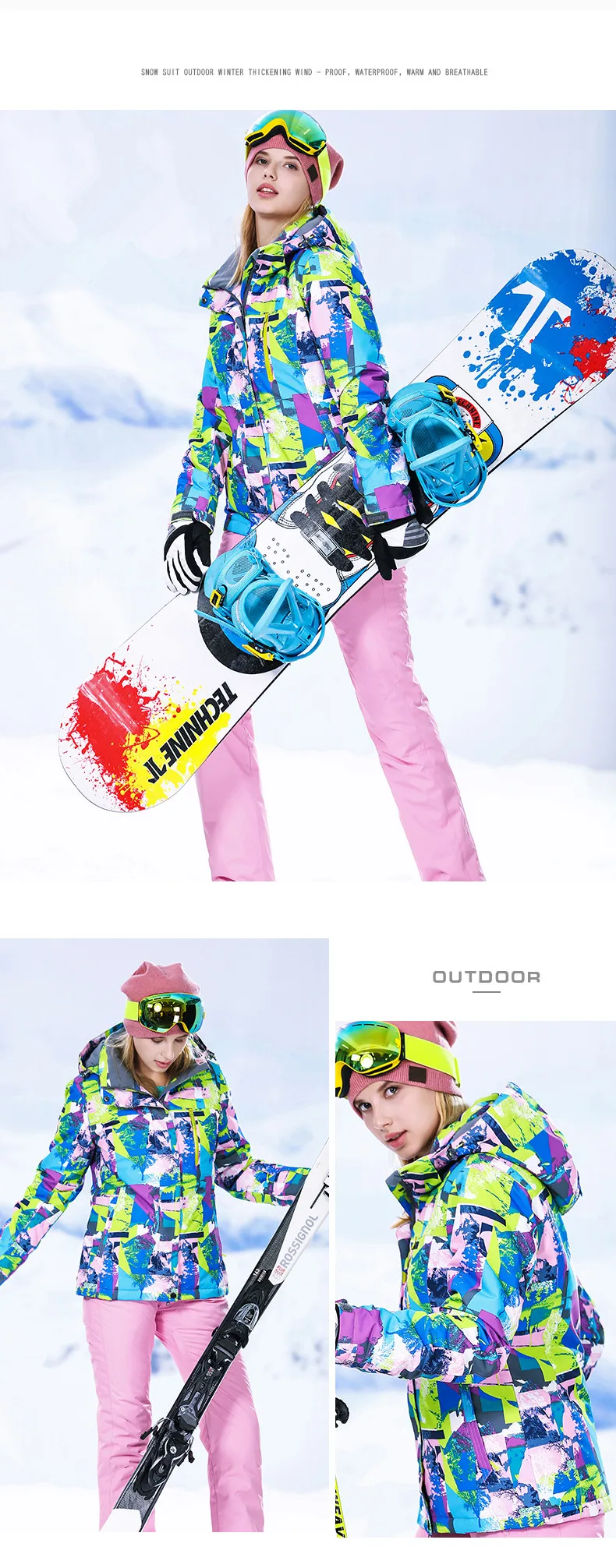 conjunto snow mujer