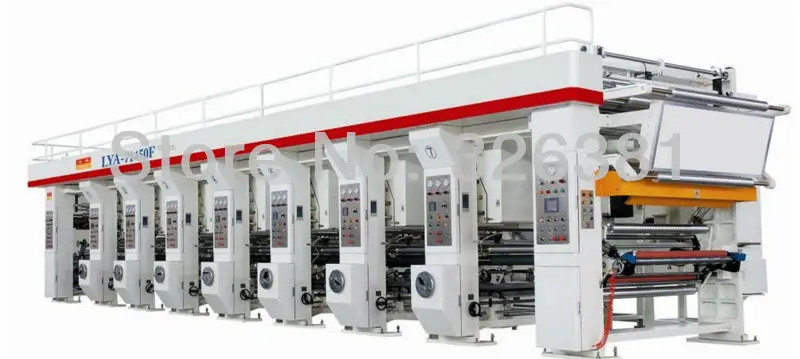  Type 800 6 group of high-speed printing BOPP color printing gravure press machine computer Printing