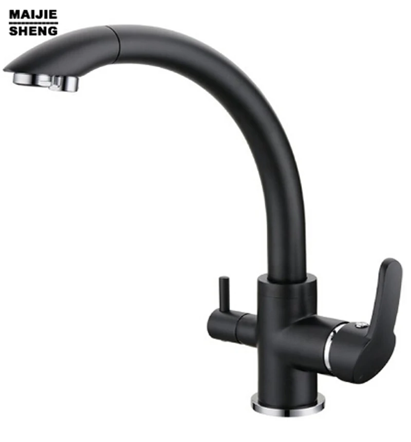 

water kitchen dinking faucet three way sink mixer tap 2017 Double function kitchen faucet 3 way kitchen faucet sink mixer
