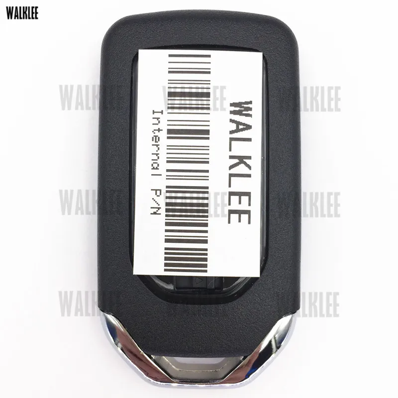 Walklee 4 Пуговицы Smart Remote Key костюм для Honda Civic 72147-tex-m11 433 мГц с чипом