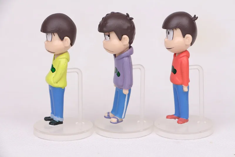6 шт./лот мультфильм аниме Osomatsu san Mr osomatsu Karamatsu Ichimatsu ПВХ Фигурки Модель Куклы