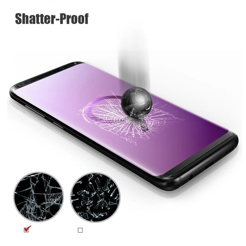 Изогнутое защитное стекло 9D для samsung galaxy s10 s9 s8 plus Note 8 9 закаленное s10e j6 j8 j7 j5 2016