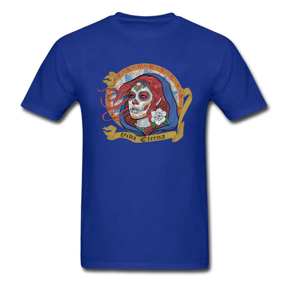 Red Catrina Day of the Dead_blue