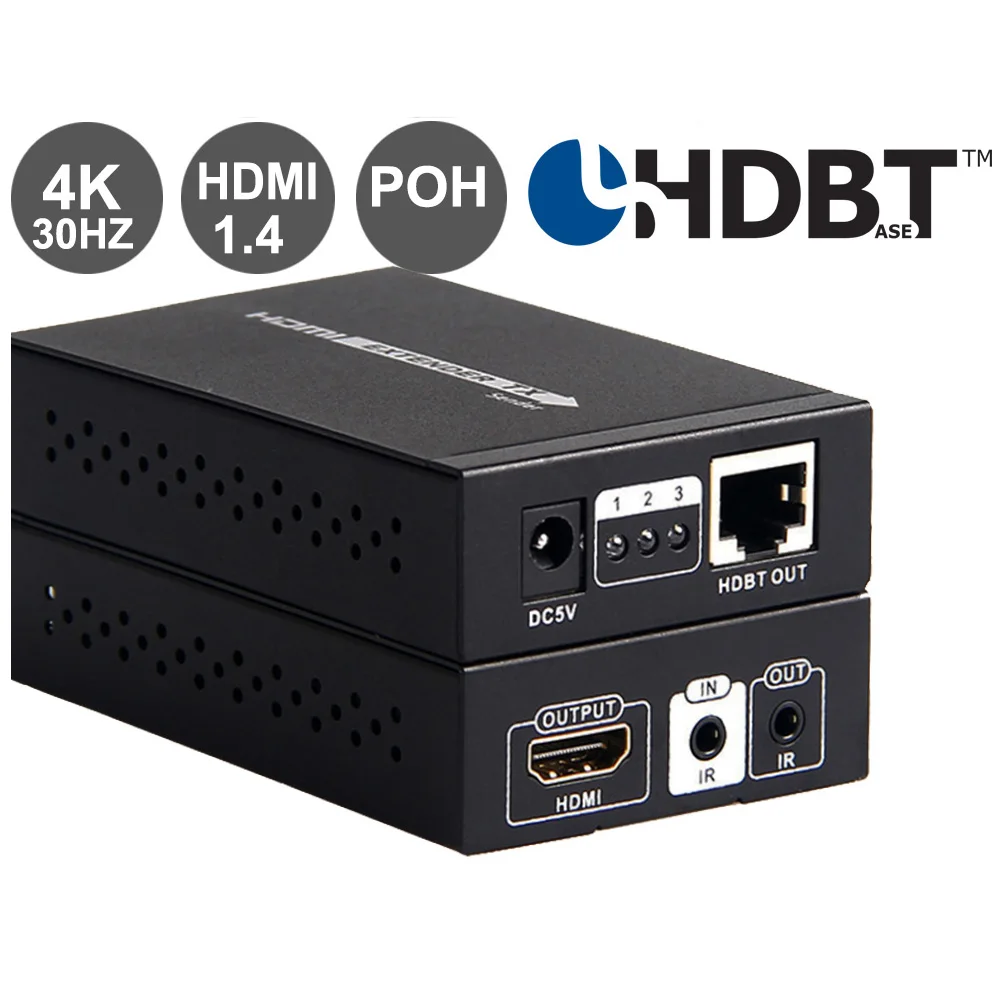

Full HD 1080p HDMI extender 4K with IR hdmi 1.4V supported with 12V power adapter up to 70M 3D,4kX2k