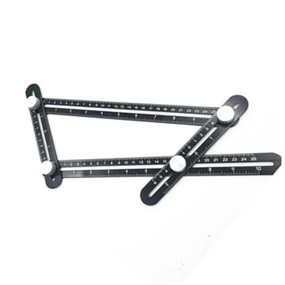 

Universal Angularizer Ruler Multi Angle Measuring Tool Ultimate Black Template Aluminium alloy