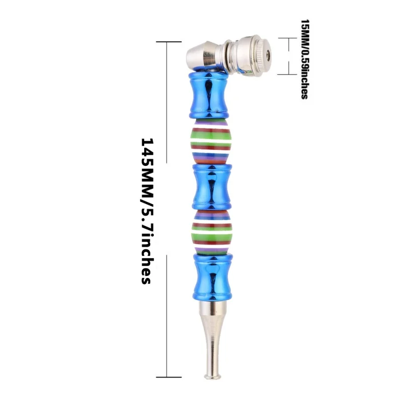 145 мм Модные металлические трубки портативные креативные курительные трубки травяная табачная трубка наргиле курительная трубка мундштук