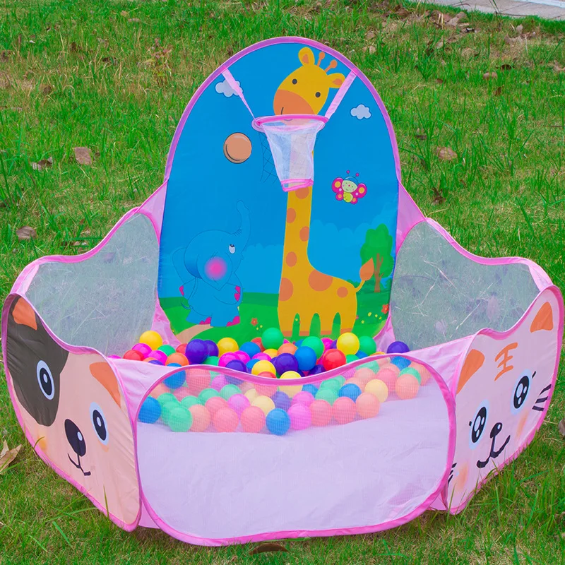 Cartoon Animal 1.2M Shoot Basket Children Ocean Balls Game Pool