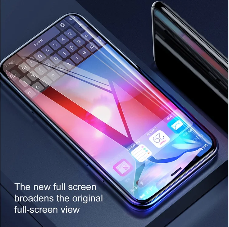BASEUS бренд изогнутое закаленное Высокопрочное Стекло для iPhone XS/XS max/XR Экран
