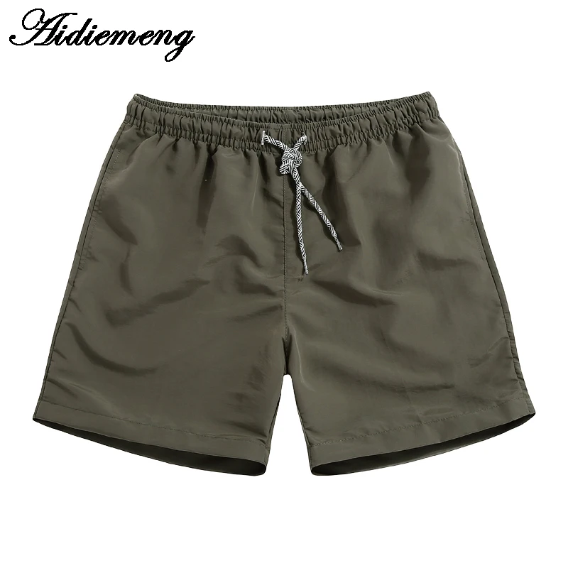 

Mens Shorts 2019 Summer Waterproof Quick Drying Short Men Bermuda Casual Shorts Men Solid Polyester Men Short Homme Boardshorts.