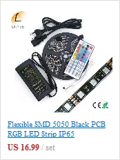 10 комплектов RGB Светодиодные ленты 5 м 300 светодио дный 3528 SMD 12 В 2A Мощность адаптер 24Key ИК-пульт гибкие светодиодные светодио дный ленты лампы для дома