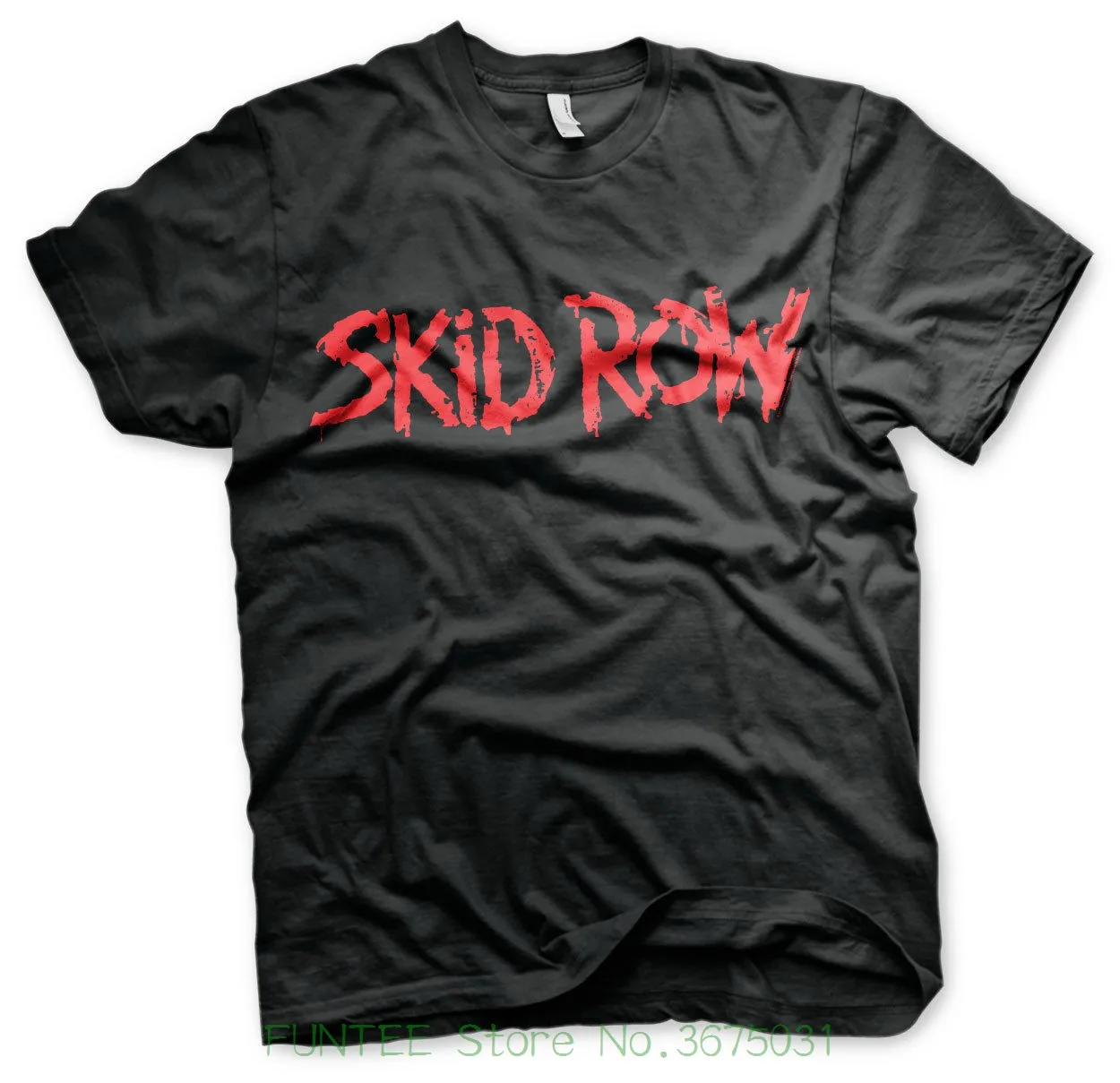 Tshirt Men 2018 New Officially Licensed Skid Row Skid Row Logo Men's T