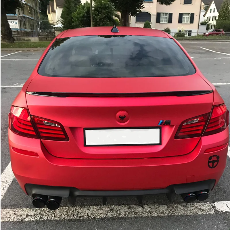 Matte metallic red vinyl wraps satin red wraps 4