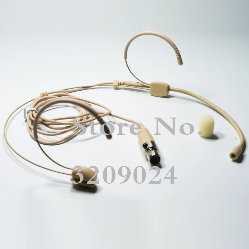 Perfect for Singing Concert !! PRO Headset Microphone Mini 4 Pin XLR