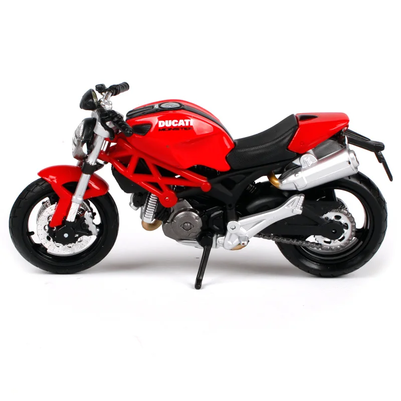 Maisto 1:18 Ducati red Профессиональный Мотоцикл литье под давлением игрушка monster 696
